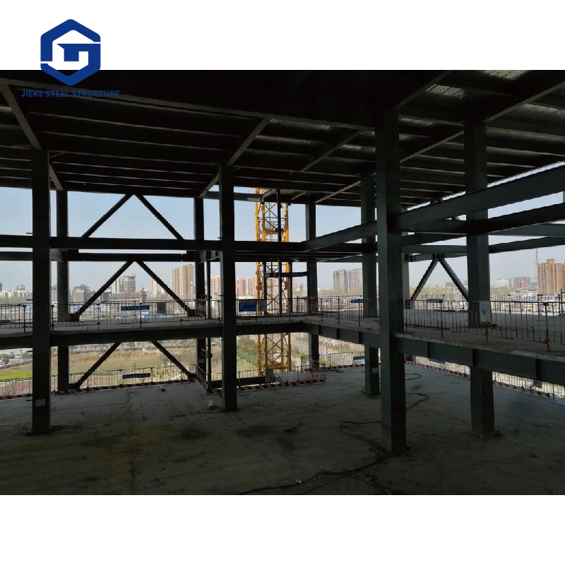 High-Rise Hotel Building Design Light Metal Prefabricated Steel Structure for Hotels