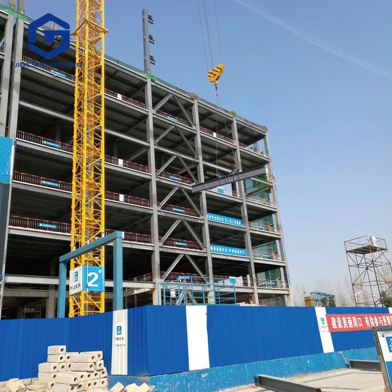 High-Rise Hotel Building Design Light Metal Prefabricated Steel Structure for Hotels