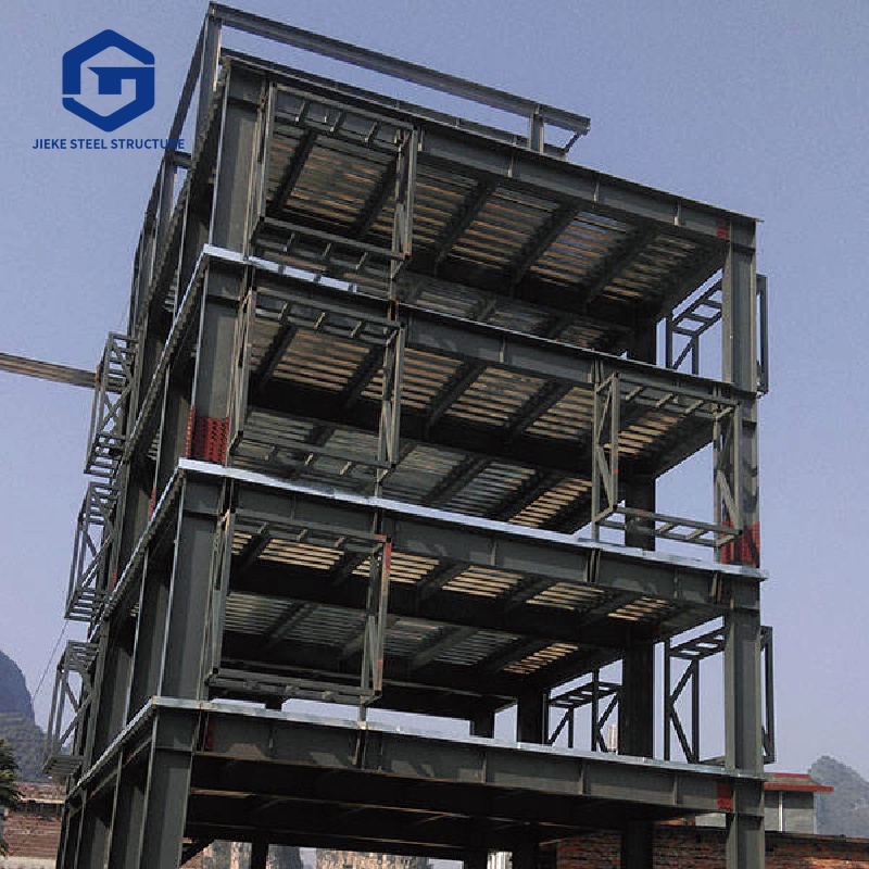 High-Rise Hotel Building Design Light Metal Prefabricated Steel Structure for Hotels