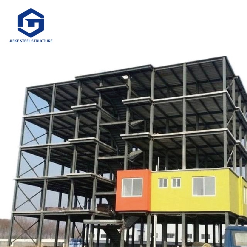 Light metal prefabricated steel structure hotel, high-rise hotel architectural design