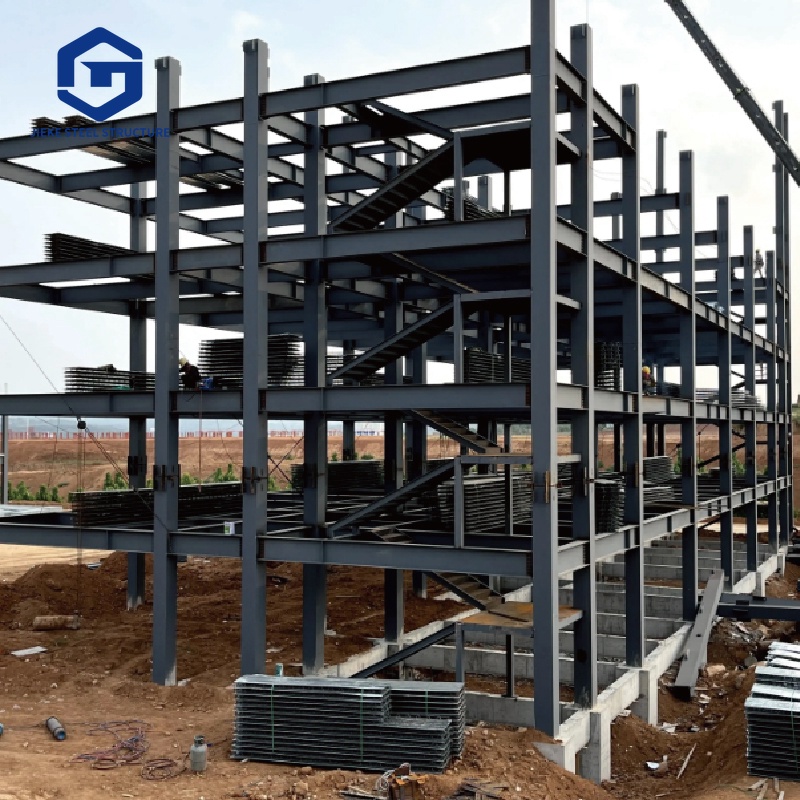 Light metal prefabricated steel structure hotel, high-rise hotel architectural design