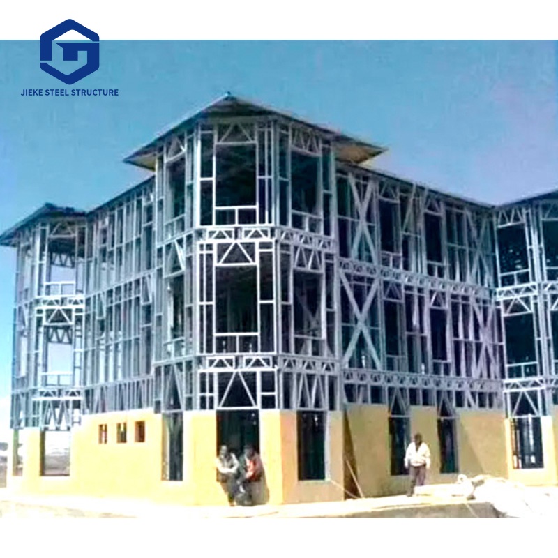 Custom Size Modern Steel Structure Buildings with Fast Installation for Hotels and Office Spaces