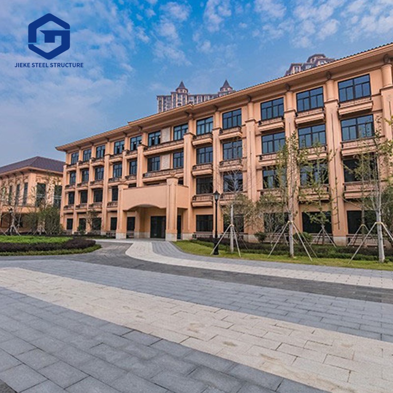 Prefabricated steel structure hotel building  High-end hotel-grade steel structure hotel building