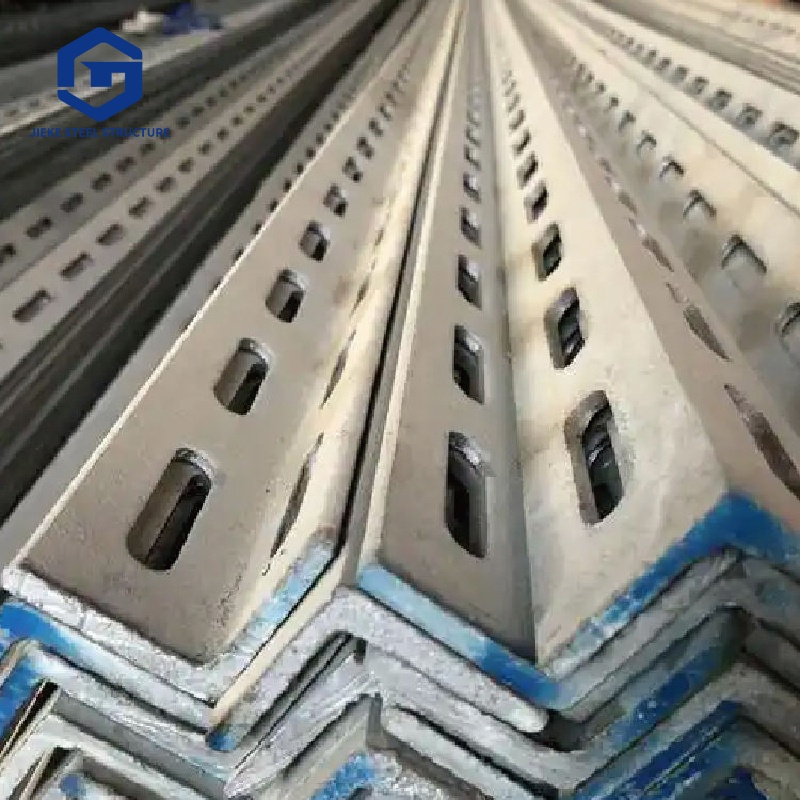 Q355 Galvanized Steel Angles with Holes Steel Structure