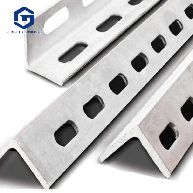 Q355 Galvanized Steel Angles with Holes Steel Structure