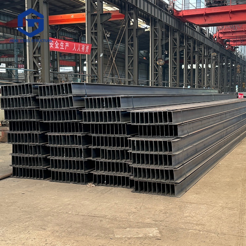 A572 Q235 Q345 H-shaped steel components iron beams H-shaped steel used in building structures