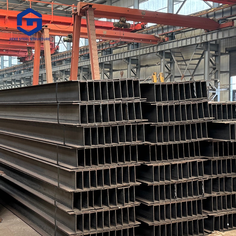 A572 Q235 Q345 H-shaped steel components iron beams H-shaped steel used in building structures
