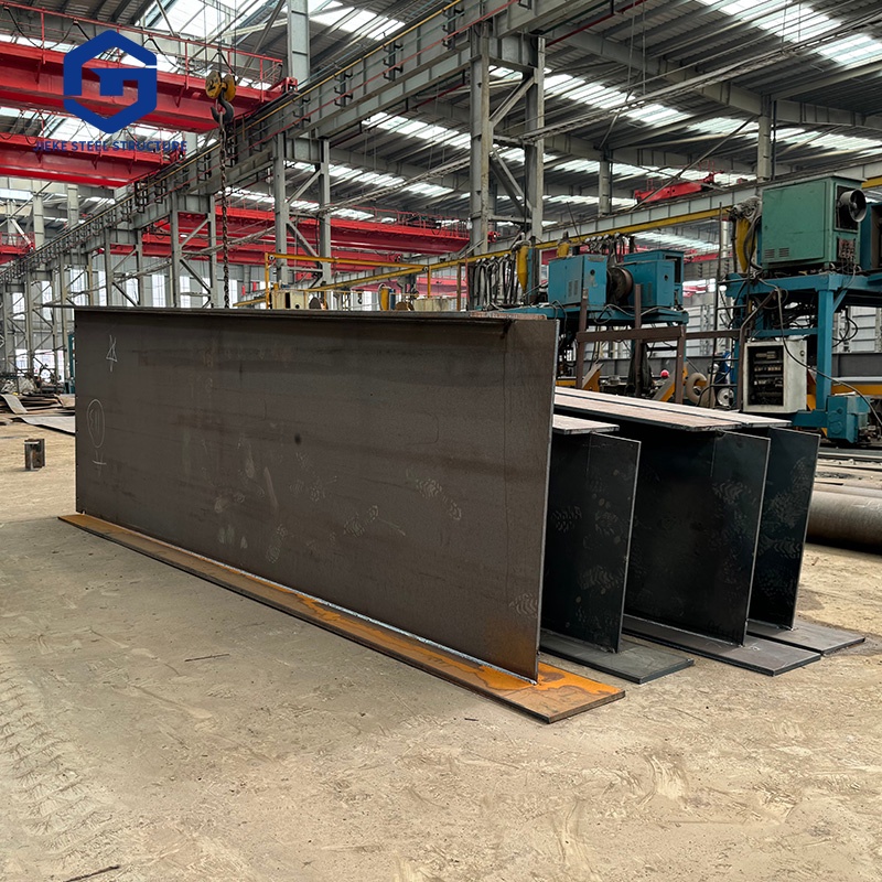 A572 Q235 Q345 H-shaped steel components iron beams H-shaped steel used in building structures