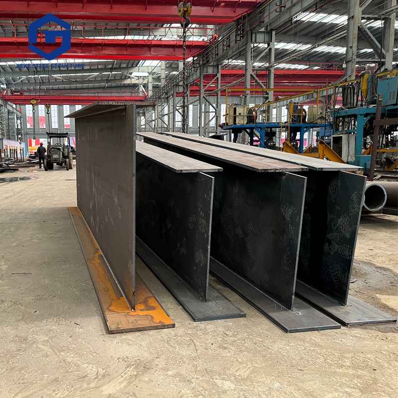 Steel structure construction project, beam-column construction project, H-shaped steel beam, steel material