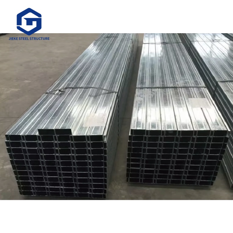 Factory direct sale / Pre-galvanized Q235 cold-formed steel / C-shaped purlin profiles