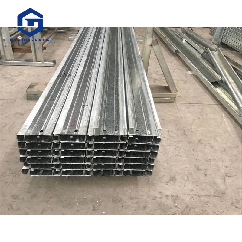 Factory direct sale / Pre-galvanized Q235 cold-formed steel / C-shaped purlin profiles