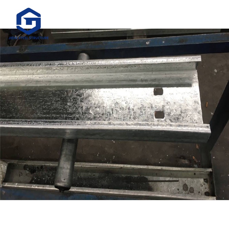 Factory direct sale / Pre-galvanized Q235 cold-formed steel / C-shaped purlin profiles