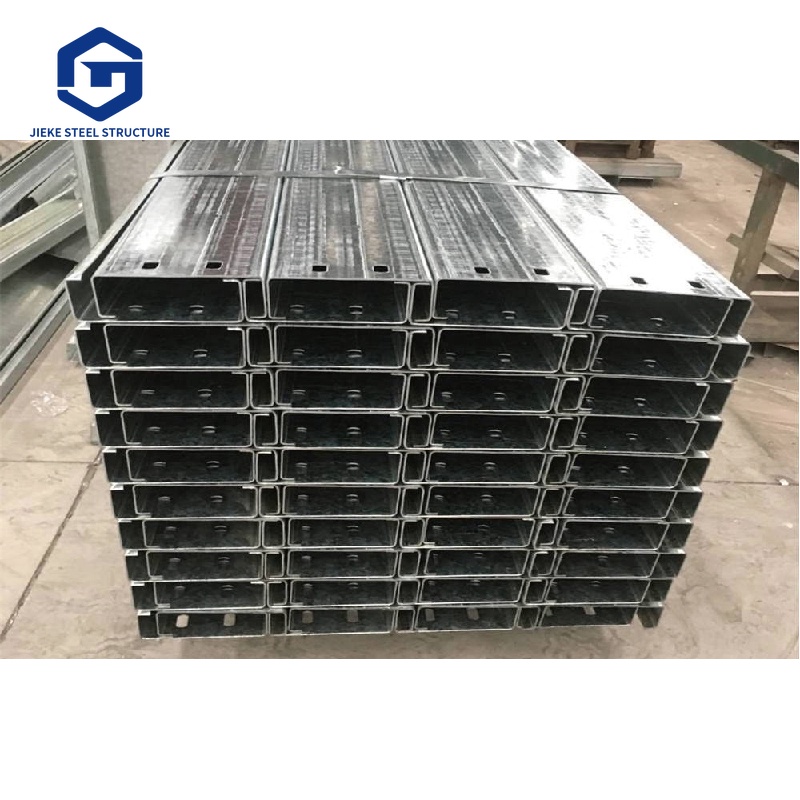 Factory direct sale / Pre-galvanized Q235 cold-formed steel / C-shaped purlin profiles