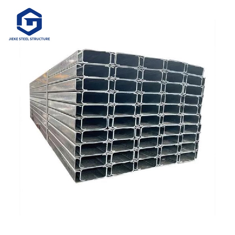Galvanized cold-formed steel structure / C-shaped profiles / C-shaped steel beams / Steel purlins