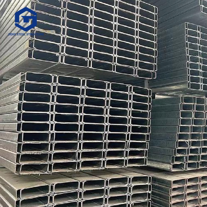 Galvanized cold-formed steel structure / C-shaped profiles / C-shaped steel beams / Steel purlins