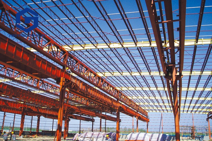 Carbon Steel Iron Post Pillar Post Crane Beam Enough Strength Galvanized Steel Column Steel Beam