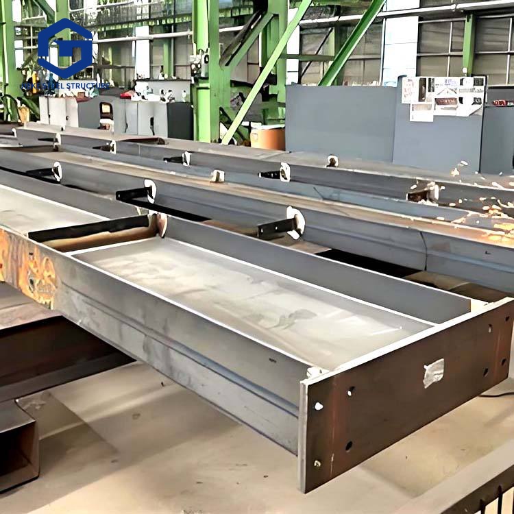 Industrial Light Frame Building Structural Prefabricated Steel Structure Components Welded Box Columns