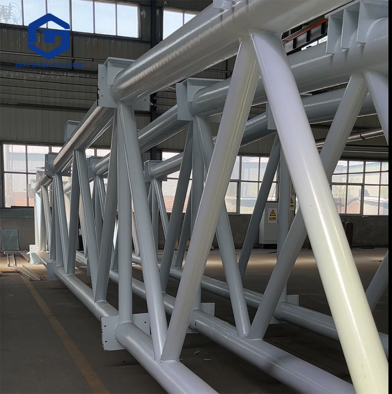 Custom Heavy-Duty Galvanized Structural Steel H Beam Bended Roof Trusses Event Structures