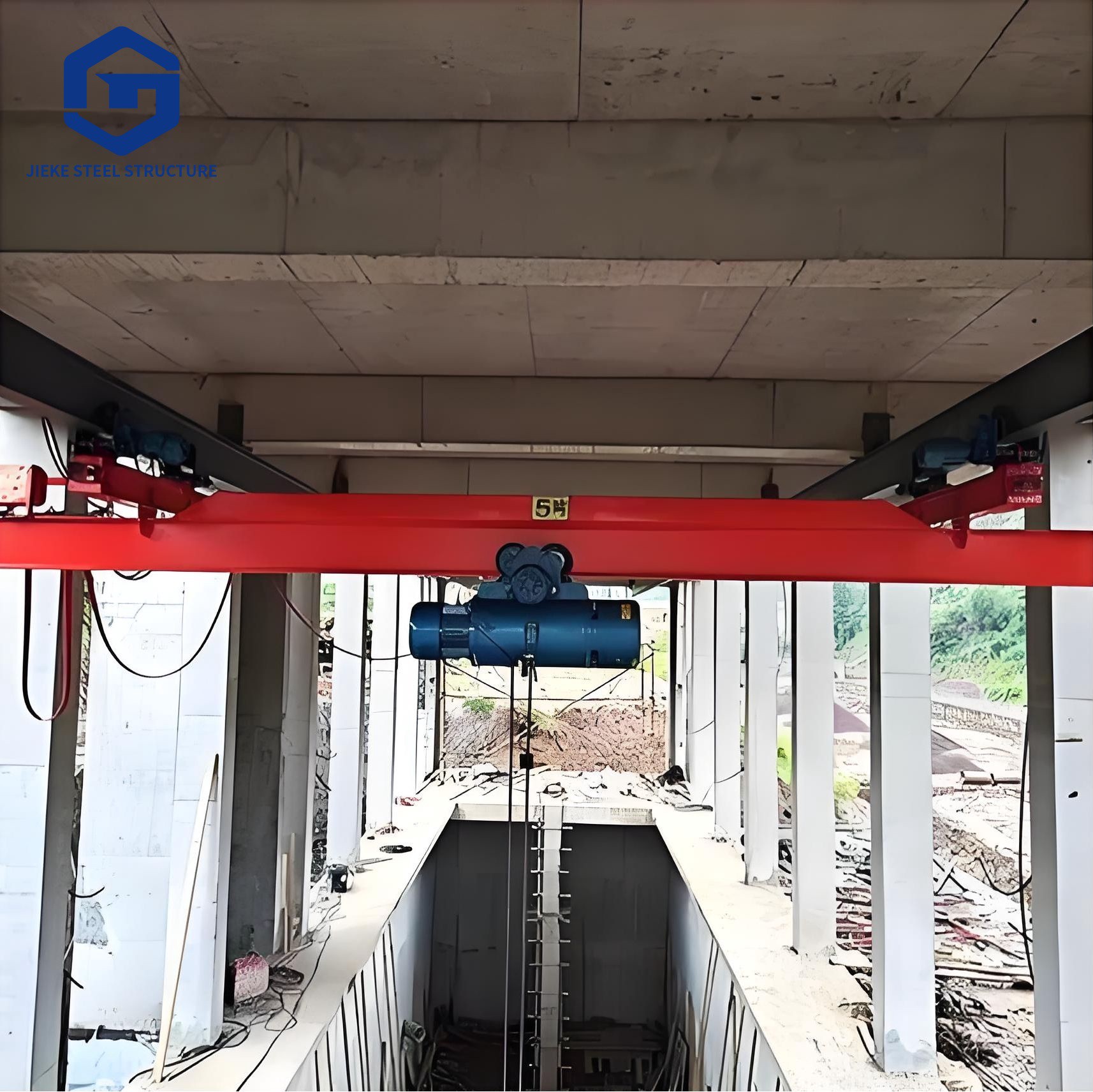 Steel Fractroy Single Beam Overhead Crane Beam 5 Ton 10 Ton Overhead Steel Crane Beam