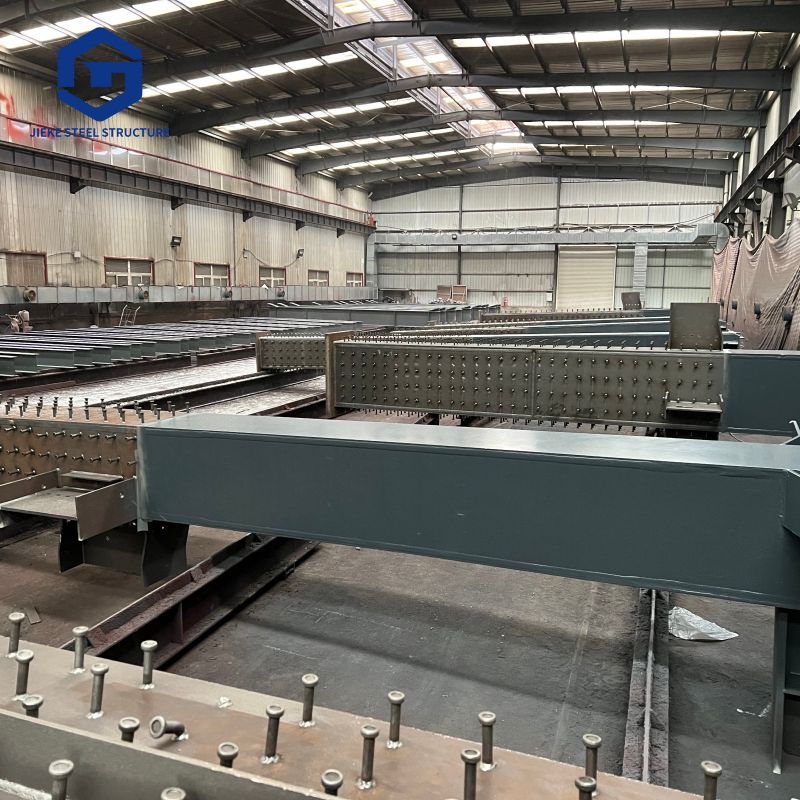 Industrial Light Frame Building Structural Prefabricated Steel Structure Components Welded Box Columns