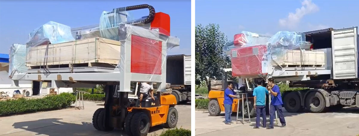 5 Axis Stone Cutting Machine GQ-3220D Shipping To UAE 5 Axis Stone Cutting Machine GQ-3220D Shipping To UAE