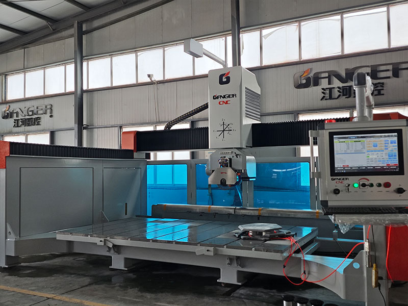 5 Axis Bridge Cuting Machine GQ-3220DST (5+1,with ATC)
