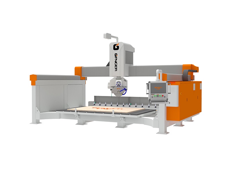 5 Axis Bridge Cuting Machine GQ-3220DST (5+1,with ATC)