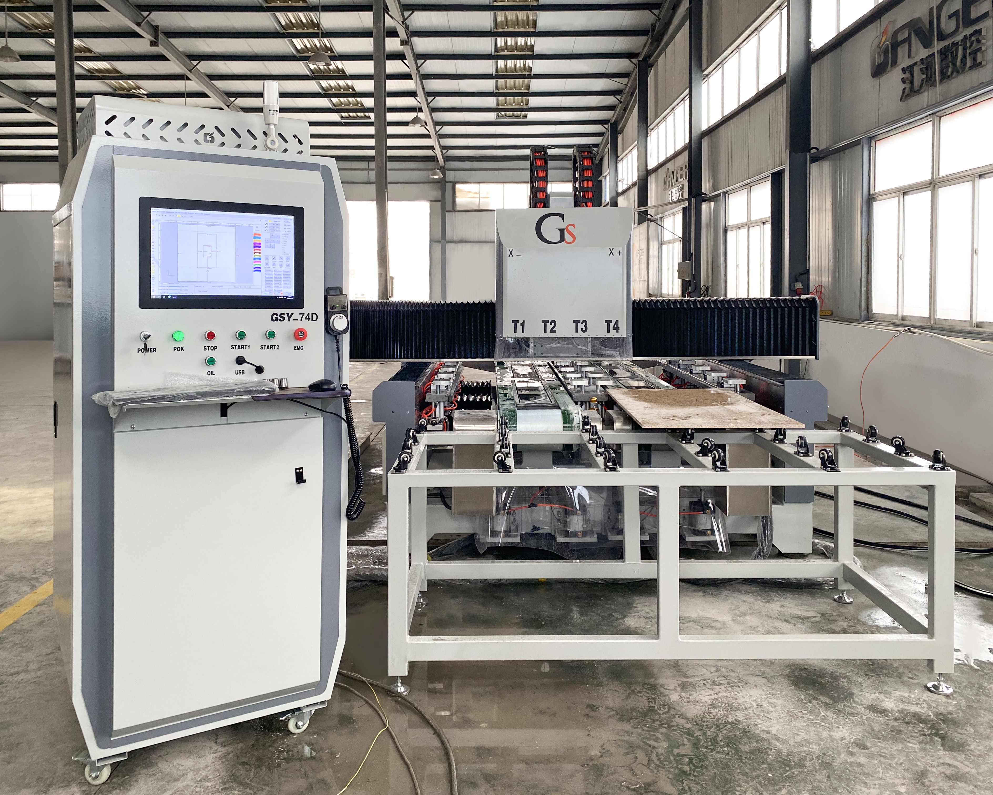 CNC Router for Cutting Quartz Kitchen Countertop Basin GSY-74D