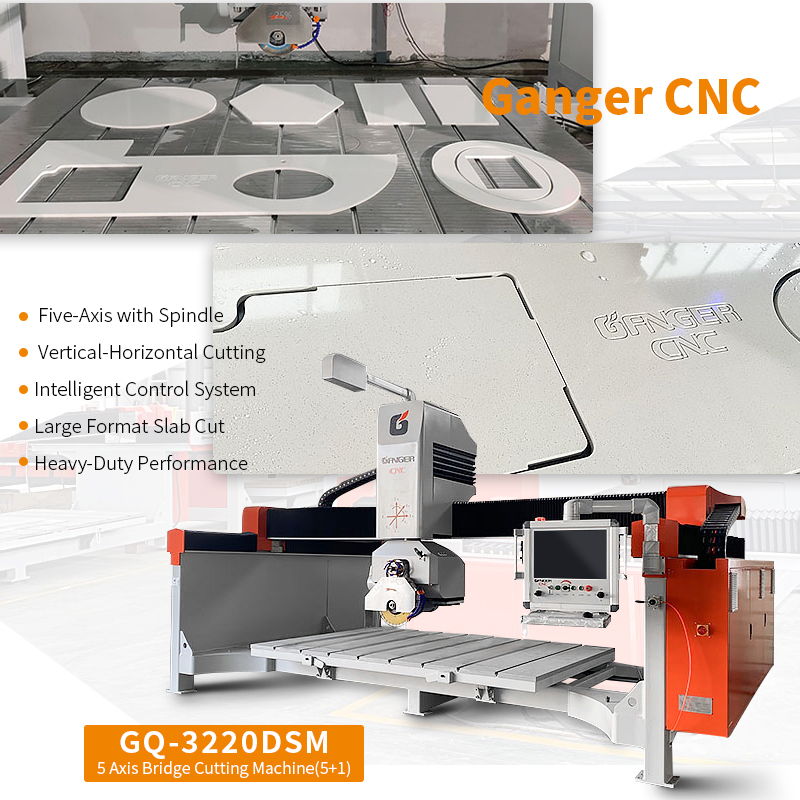 5 Axis Bridge Cutting (5+1) GQ-3220DSM