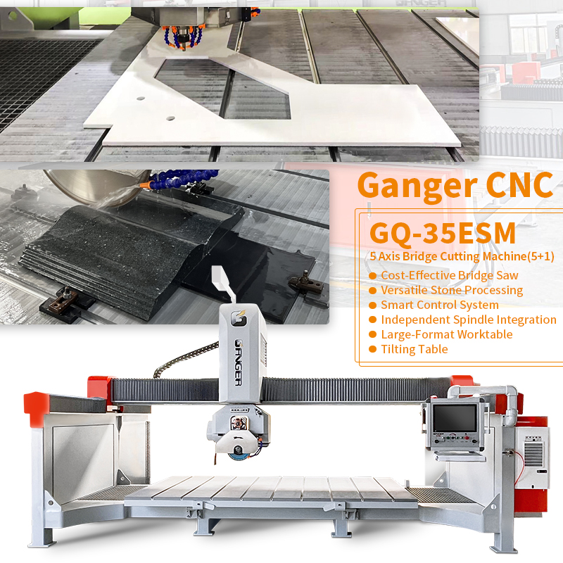 5 Axis Bridge Cutting Machine (5+1) GQ-35ESM