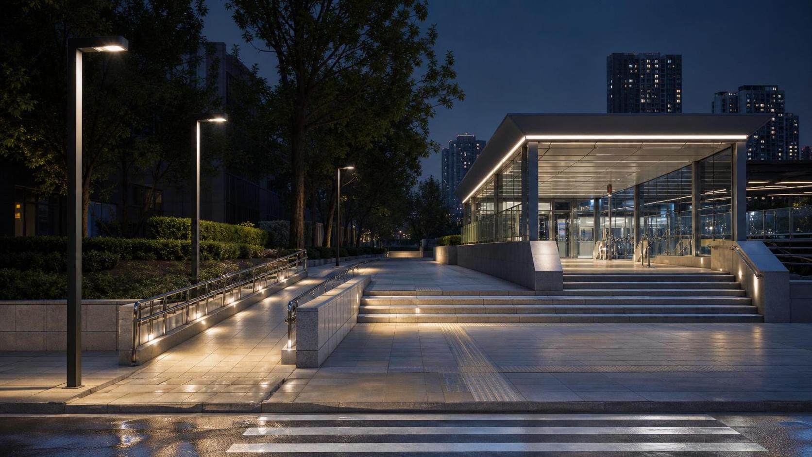 LED Pedestrian Lighting for Subway Stations: Glare Control and Safety Design Basics