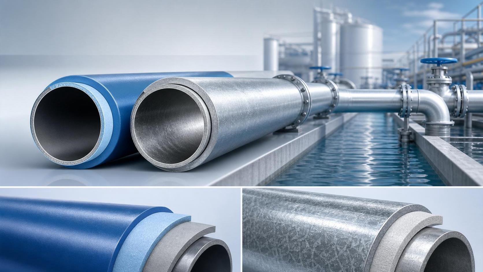 Plastic-Coated Steel Pipe vs Galvanized Pipe: Cost and Service Life