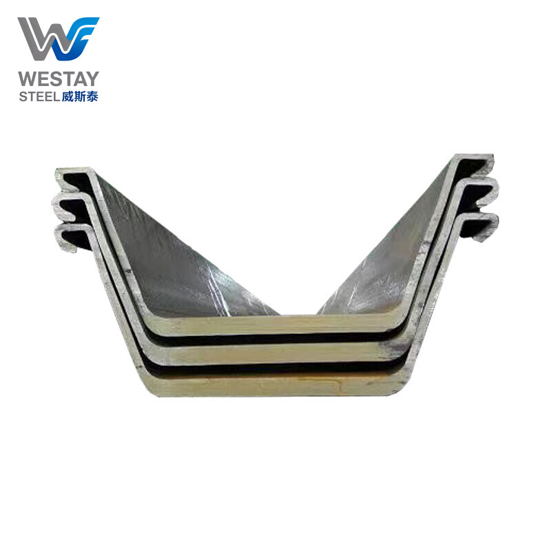 كومة صفائح فولاذية على شكل حرف U SM 400A SS490B