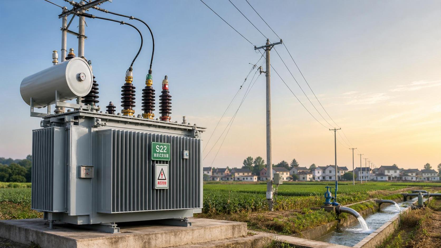 ¿Por qué la serie S22 de transformadores de potencia sumergidos en aceite es adecuada para la electrificación rural?