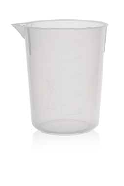 Low Form Beaker with Molded Graduation