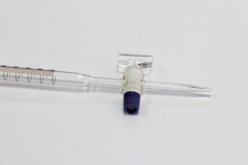 Burette with Stopcock-Clear Glass