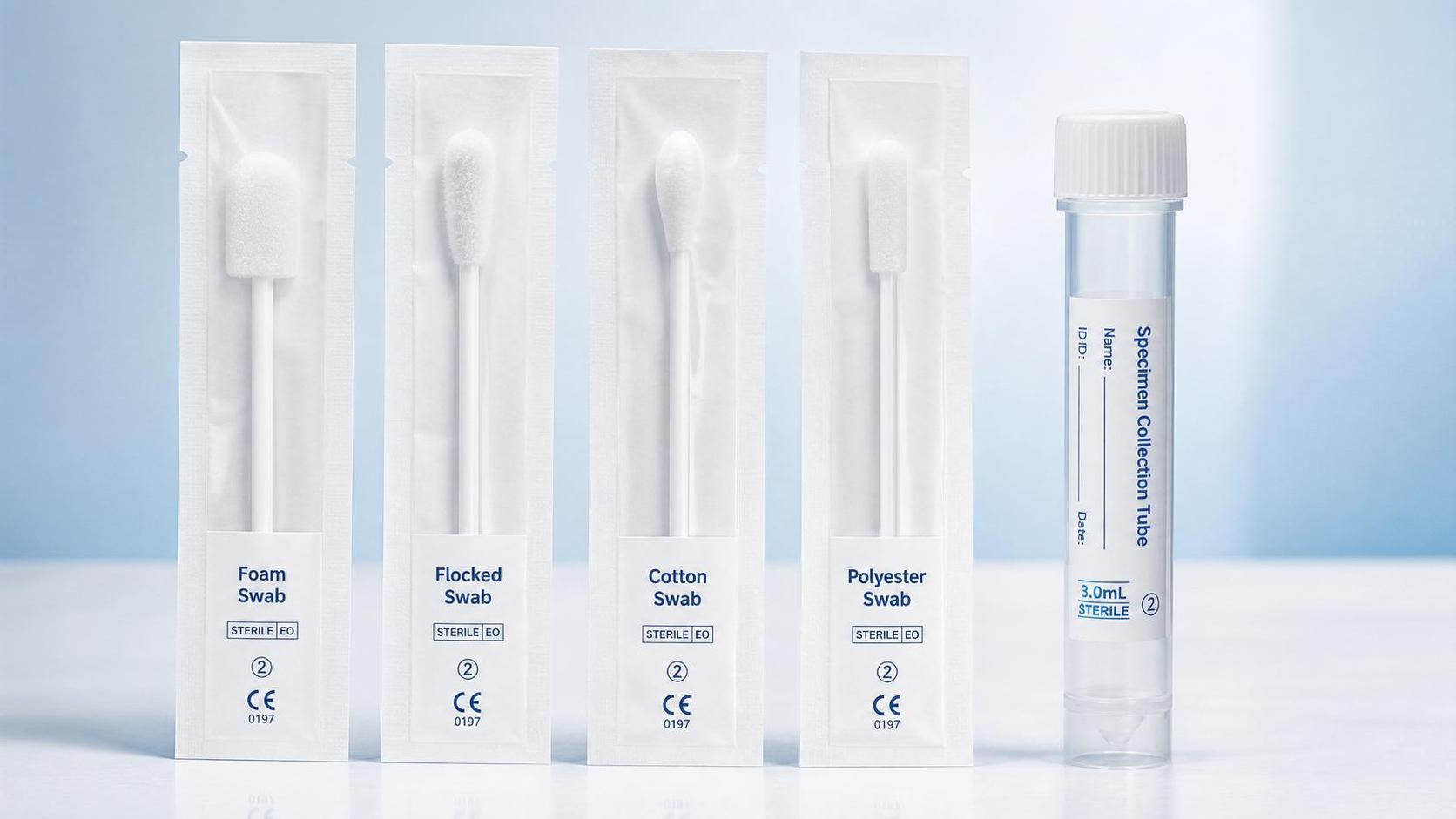 Collection Swab Materials Compared: Foam, Flocked, Cotton, and Polyester