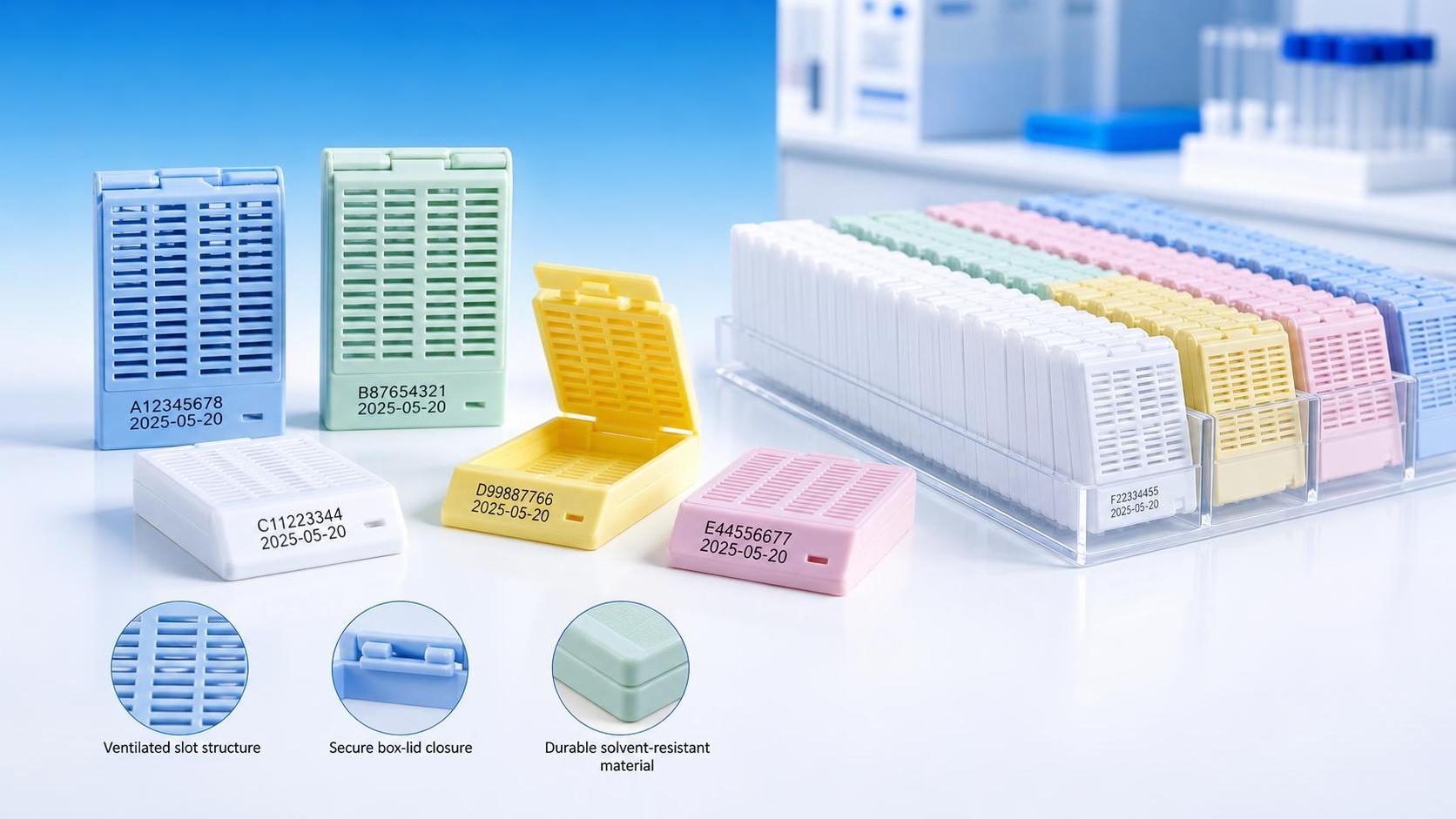 Cassette Tissue Selection: Ventilation, Lid Design, and Solvent Resistance Explained