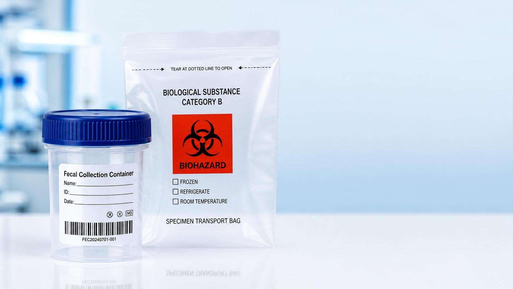 How to Choose a Stool Container for Leak Prevention, Labeling, and Transport