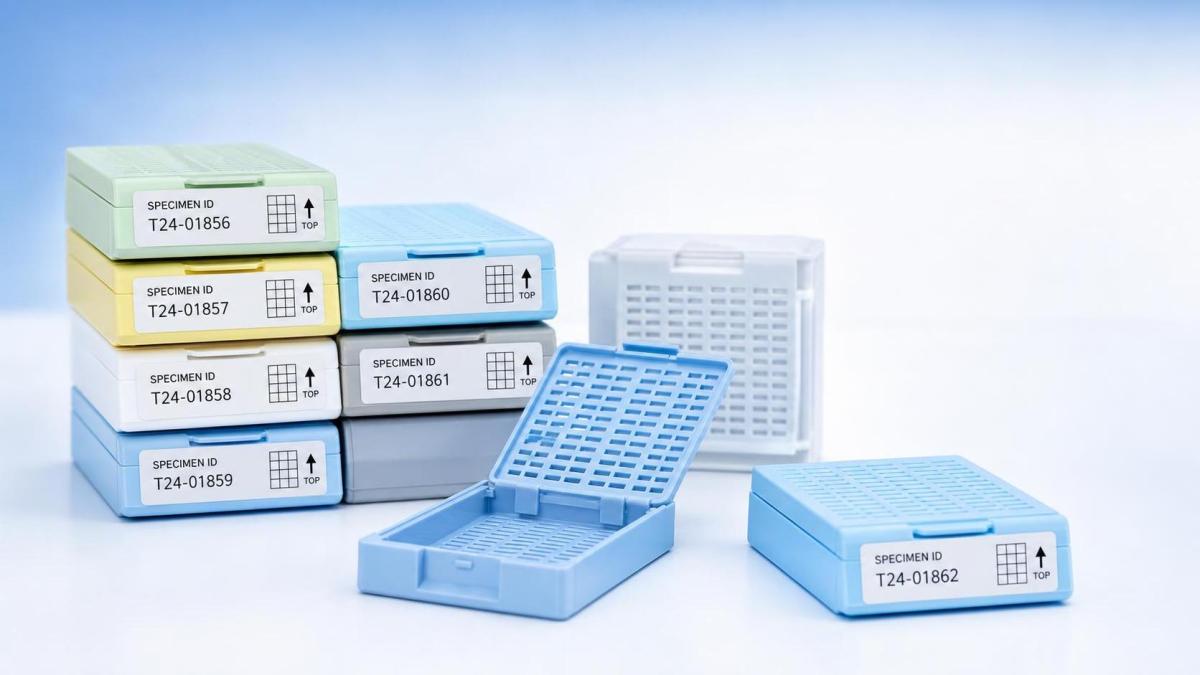 Embedding Cassette Selection Tips for Better Tissue Identification and Section Tracking