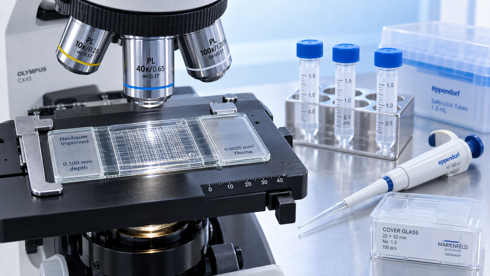 Are hemacytometers suitable for counting bacteria in microbiology?
