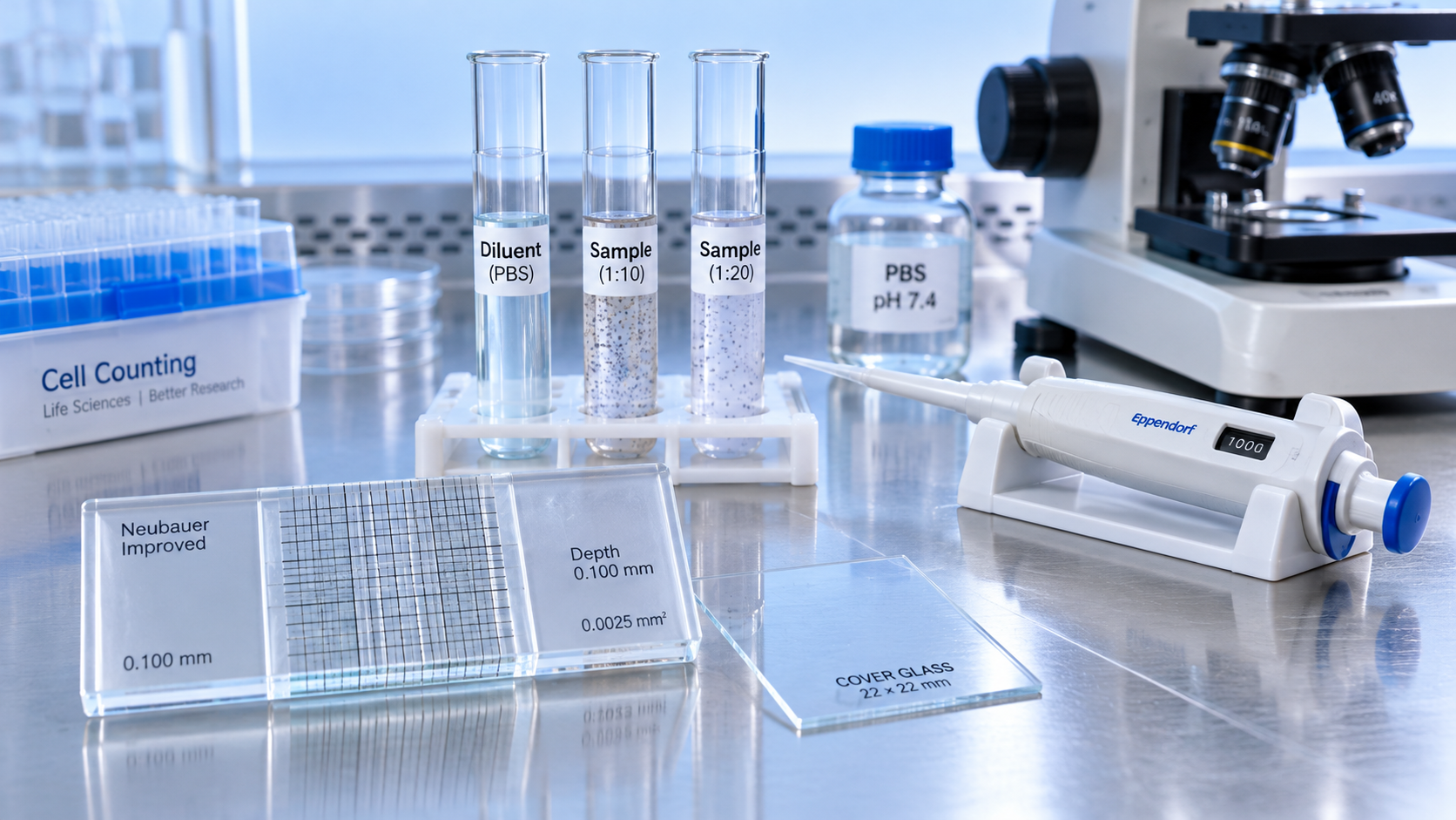 When to dilute samples for quick cell counting with hemacytometers