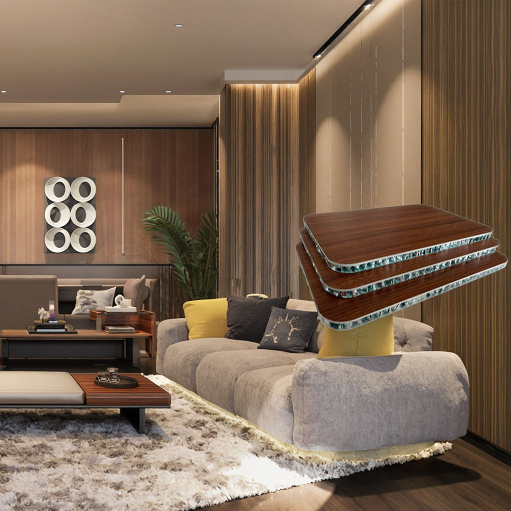 Anti-corrosion Wear Resistant SPC Aluminum Beehive Board, 9mm Wall Panels For Application In Hotels, Apartments, Office Buildings