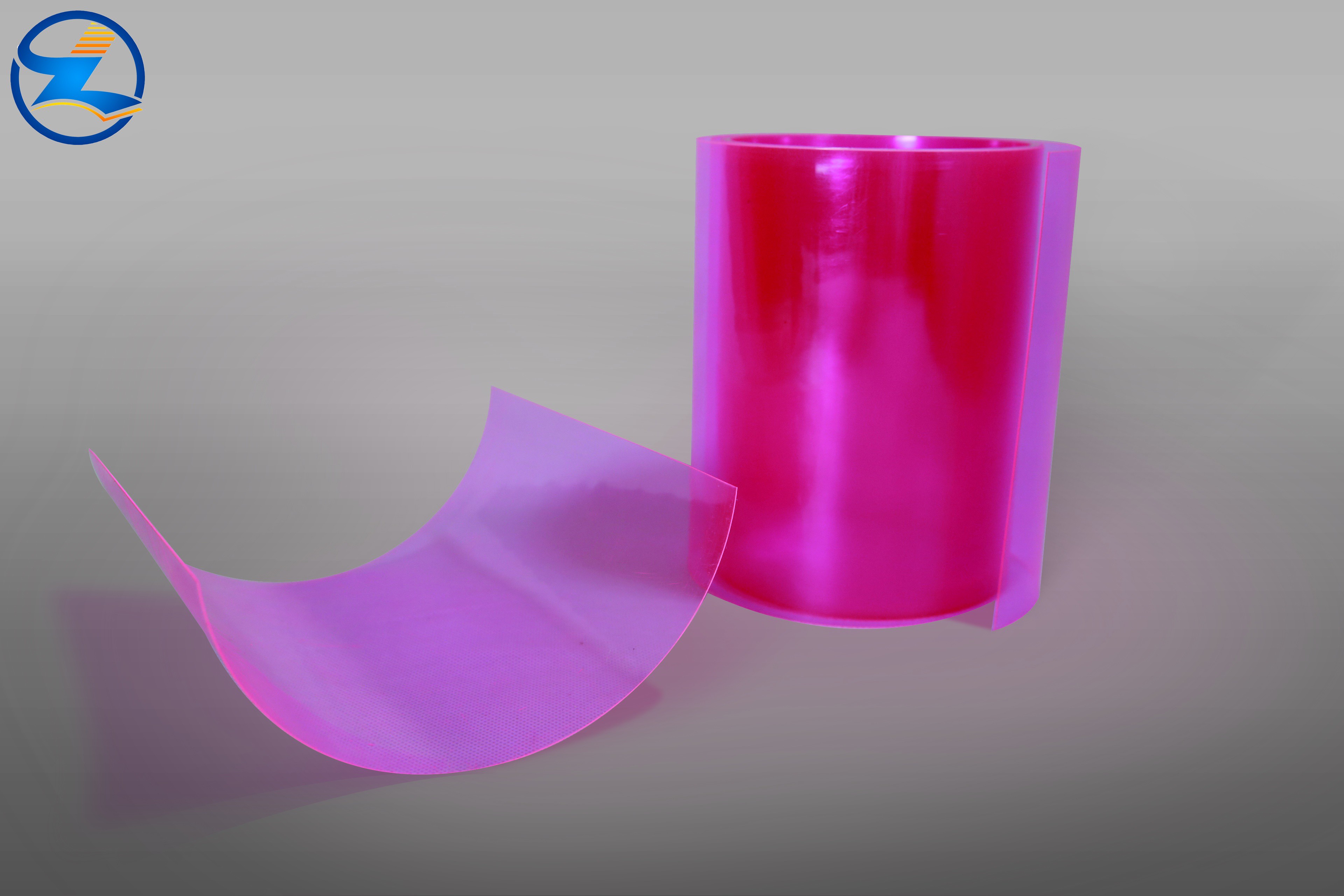 12 microns lime color soft pvc film pink blue pvc sheet