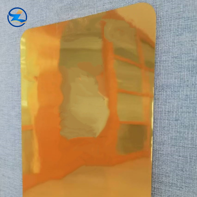0.3mm Gold BOPS Sheet Suitable for Thermoforming