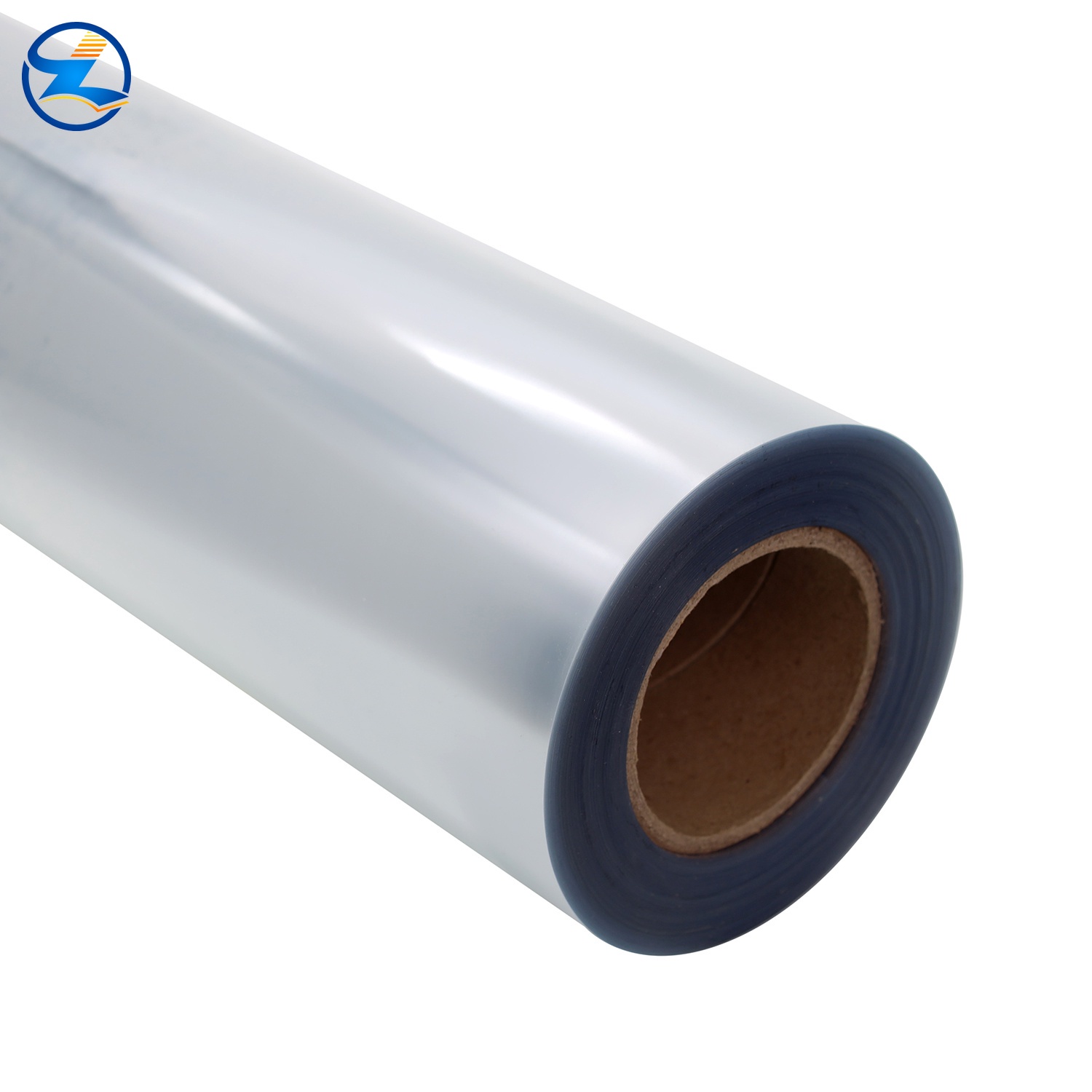 Transparent Recyclable PET jumbo roll in Production