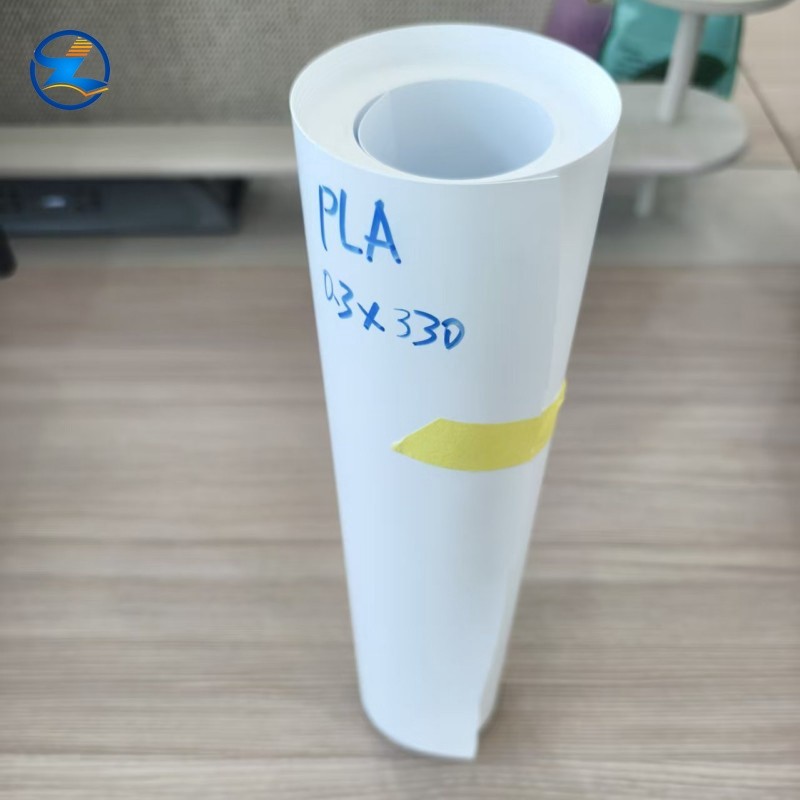 White Full Biodegradable PLA Film for Blister Packing
