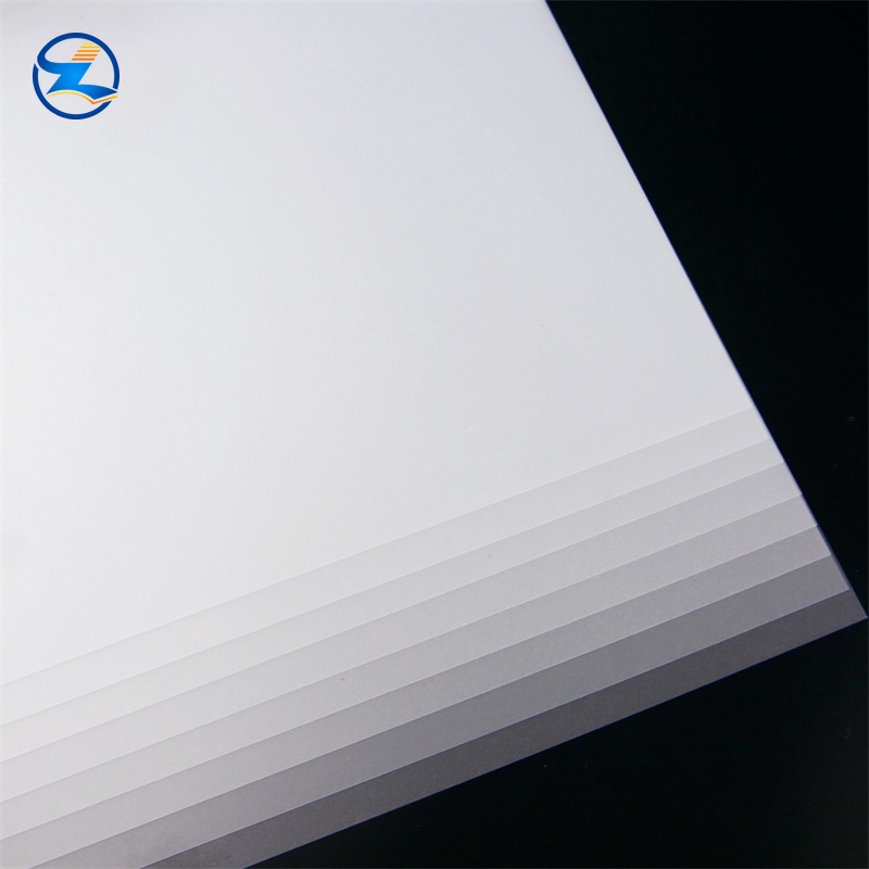 100 Micron Clear Plastic PVC Overlay 