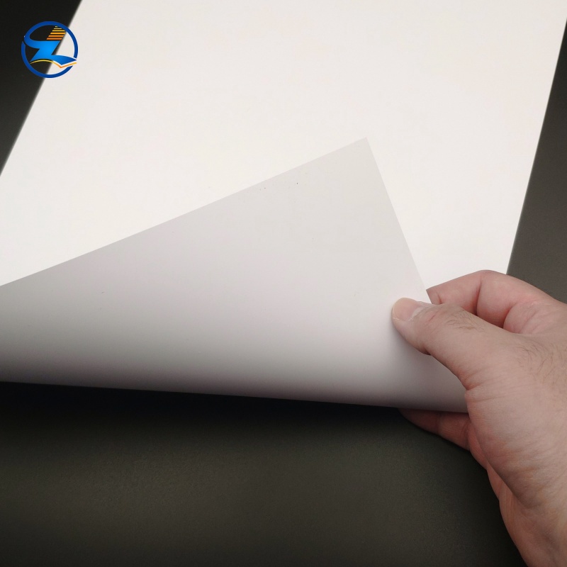 150 microns white pvc film for card manufacturing printing layer