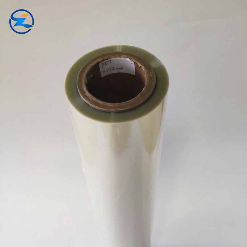 BOPET 12microns super clear pet film flexible plastic rolls